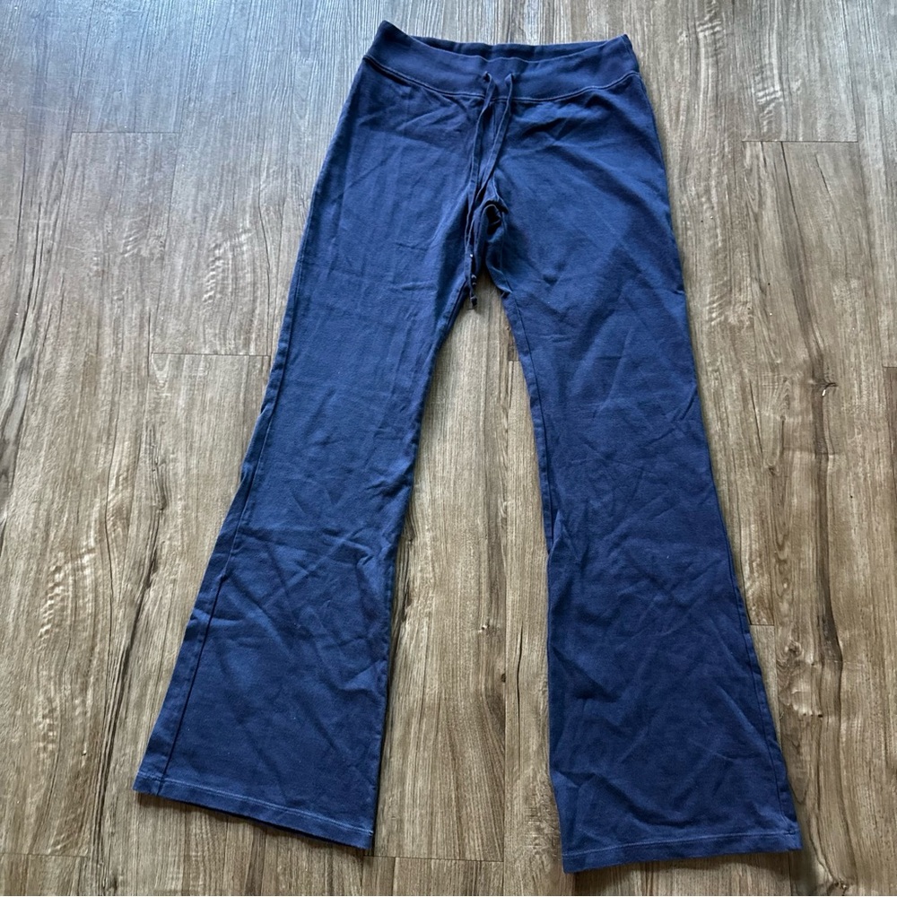 Brandy Melville Navy Blue Flared Pants size small
